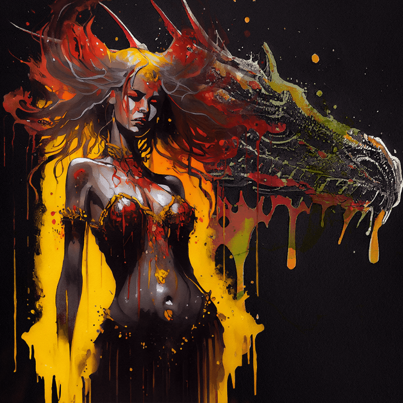 Hera and Dragon #2 static token preview