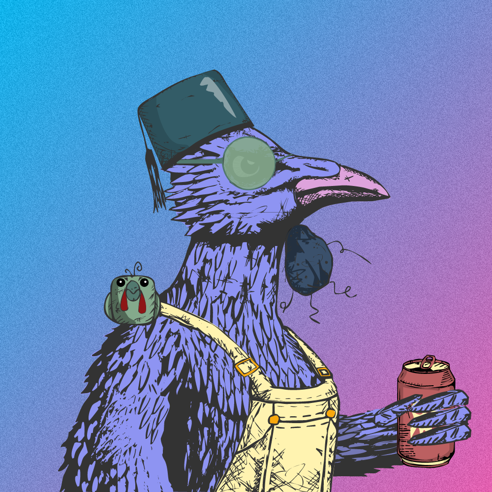 Bad Bird #2 static token preview