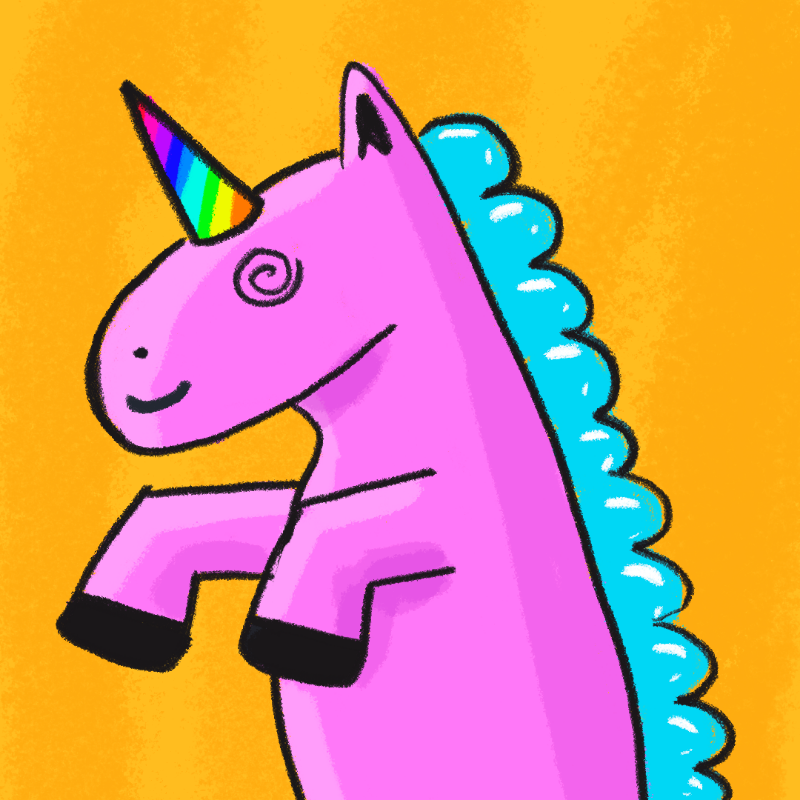 Peculiar unicornos #4 static token preview
