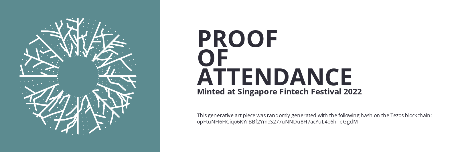 SFF2022 Proof of Attendance Token #223 static token preview