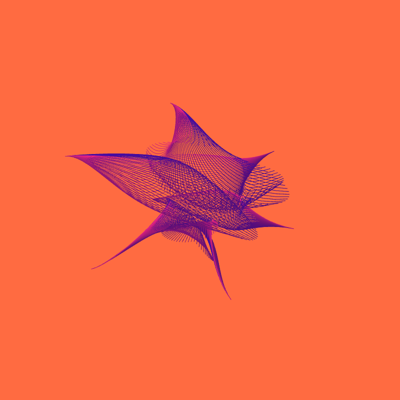 Bezier Jellyfish #11 static token preview