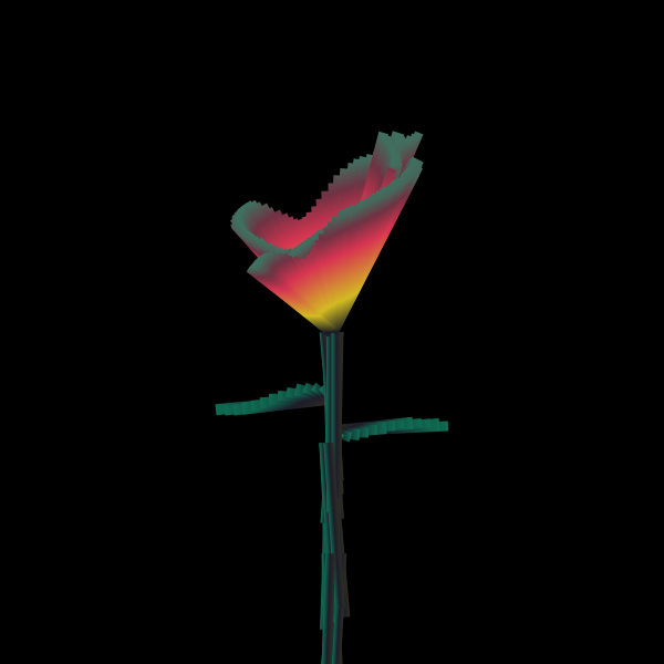 Digital Flower #16 static token preview
