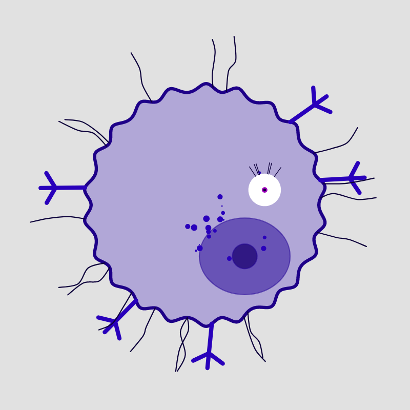 Virus generative #8 static token preview