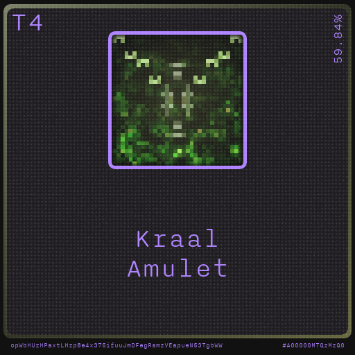 Gear for your quests - Amulet #15 static token preview