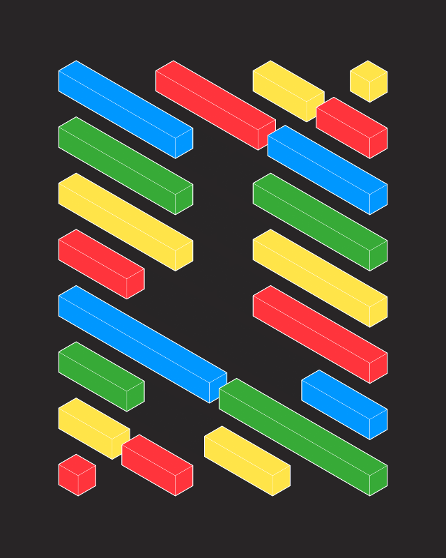 Blocky-Neon #23 static token preview