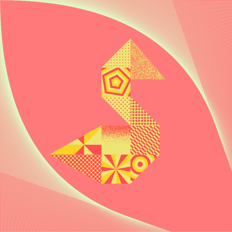 Generative Swans 2 #23 static token preview