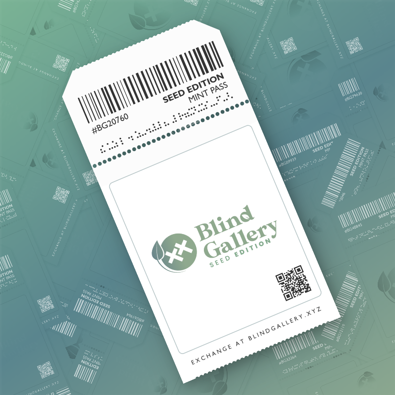 Blind Gallery Mint Pass (Seed Edition) #10 static token preview