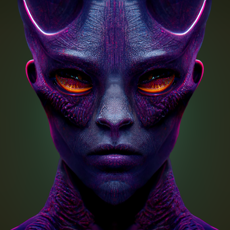 AI Aliens #12 static token preview