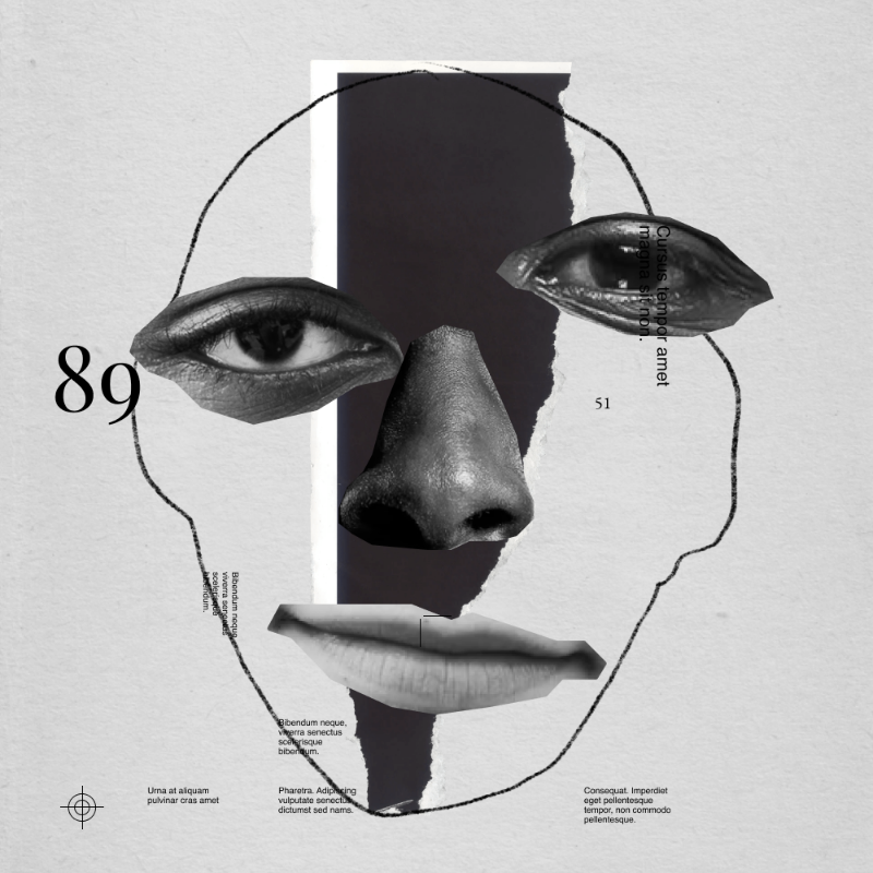 Collage faces #53 static token preview