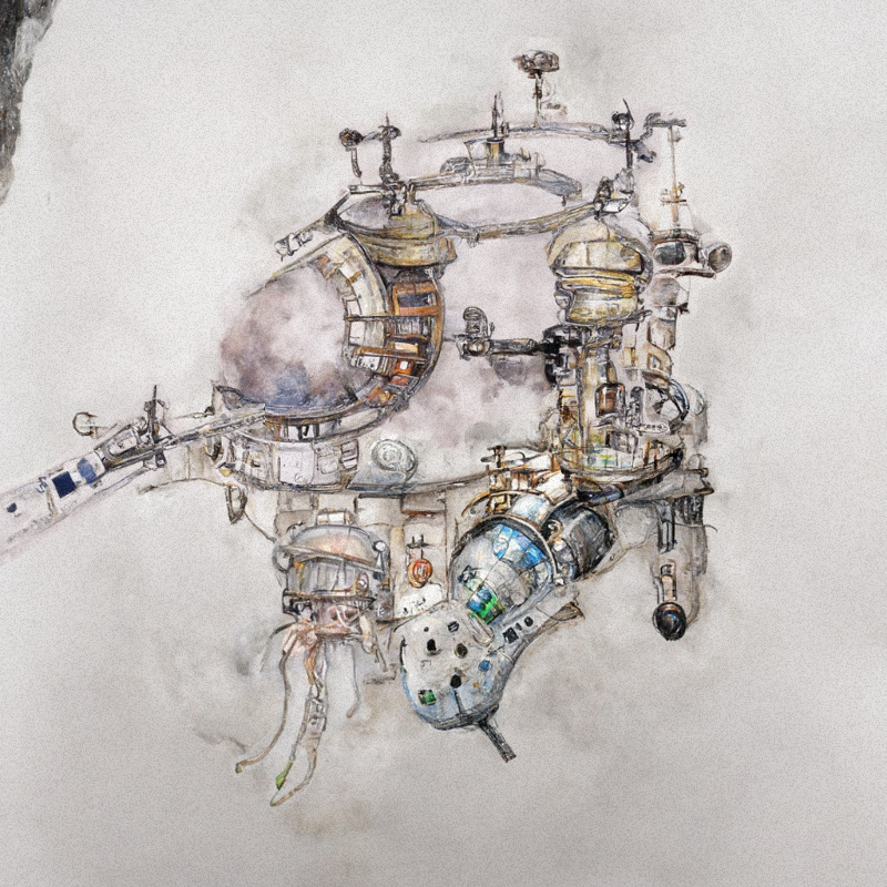Utopian Space Castles #3 static token preview