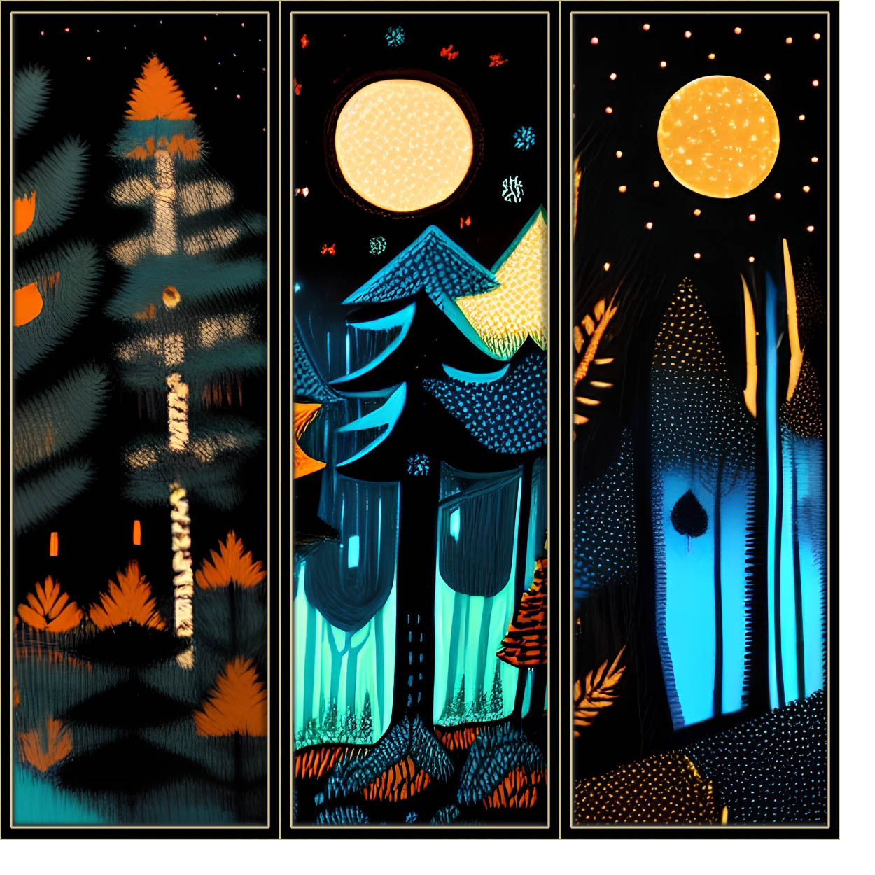 Forest at Night #2 static token preview