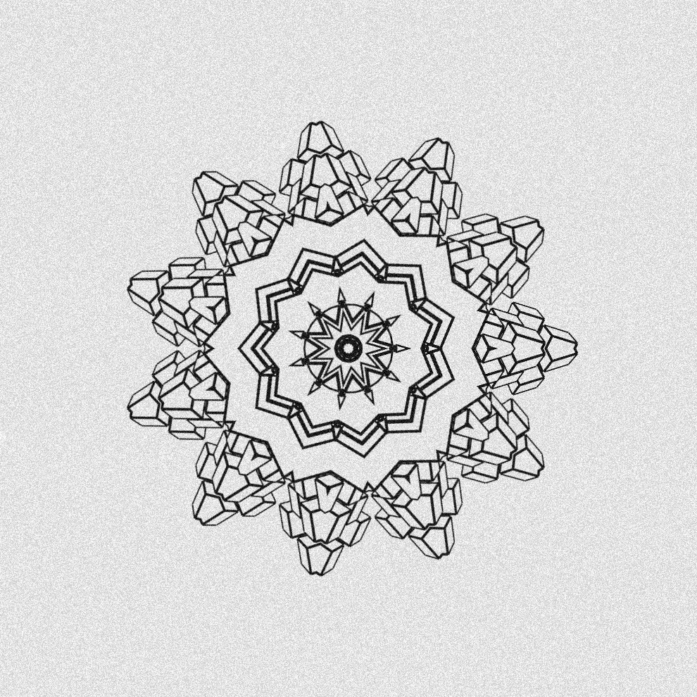 Monochrome Kaleido #466 static token preview