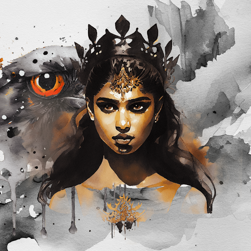 Shakti in Black #7 static token preview
