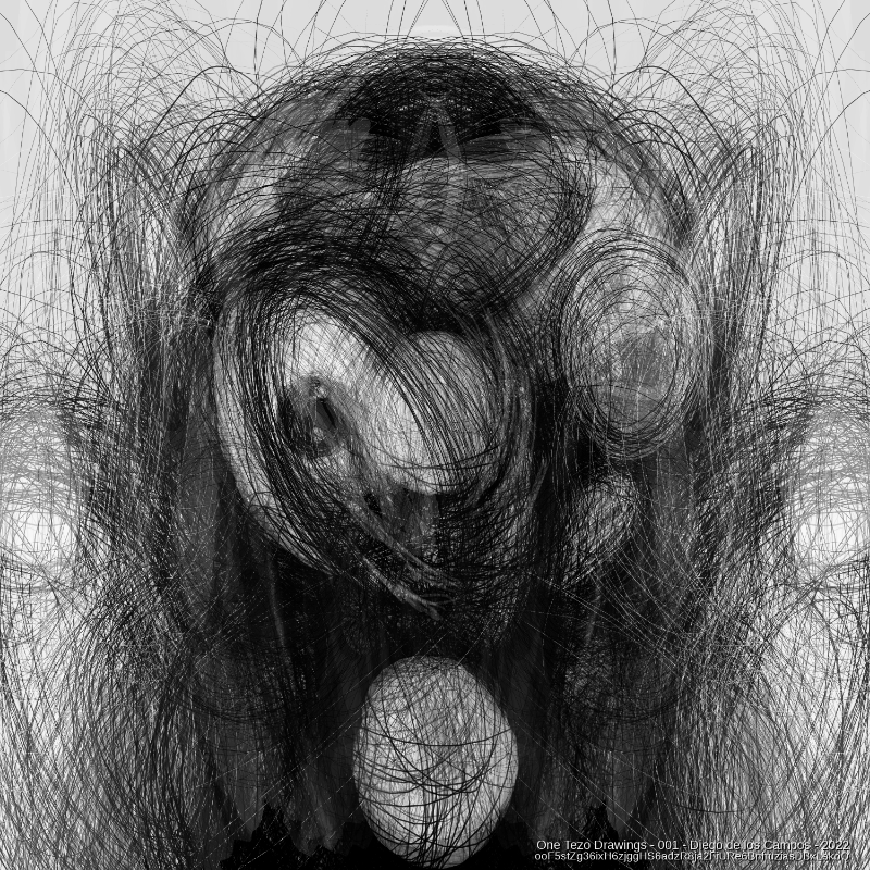 One Tezo Drawings #14 static token preview