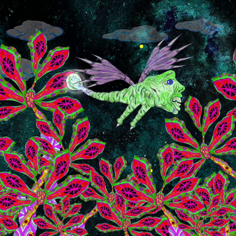 Fireflies and Flower Gardens #10 static token preview