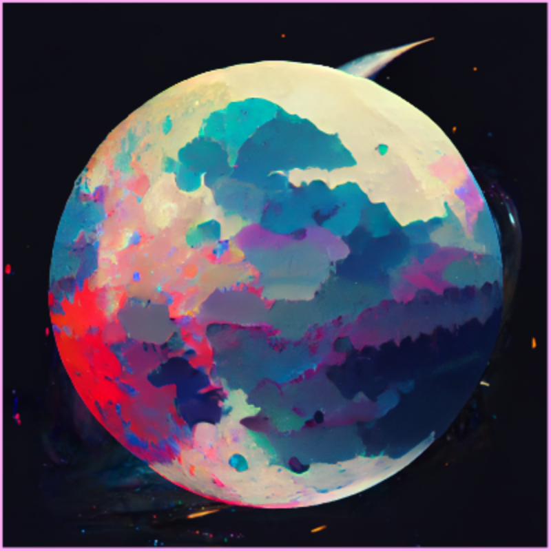 Moon Study #4 static token preview