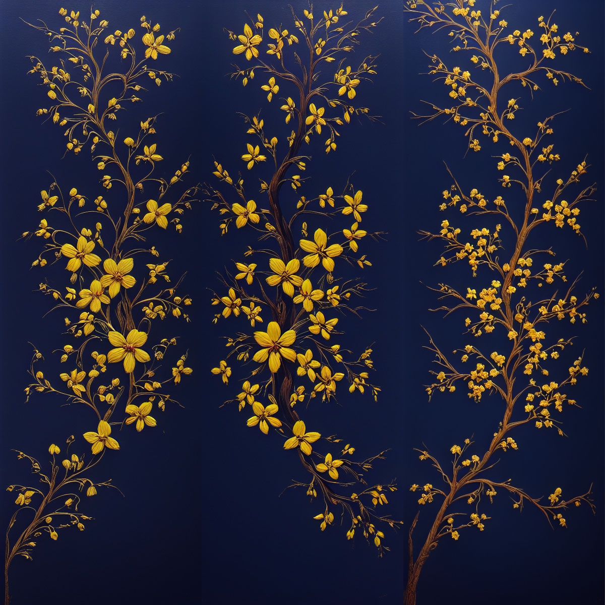 Blossoms at night #6 static token preview