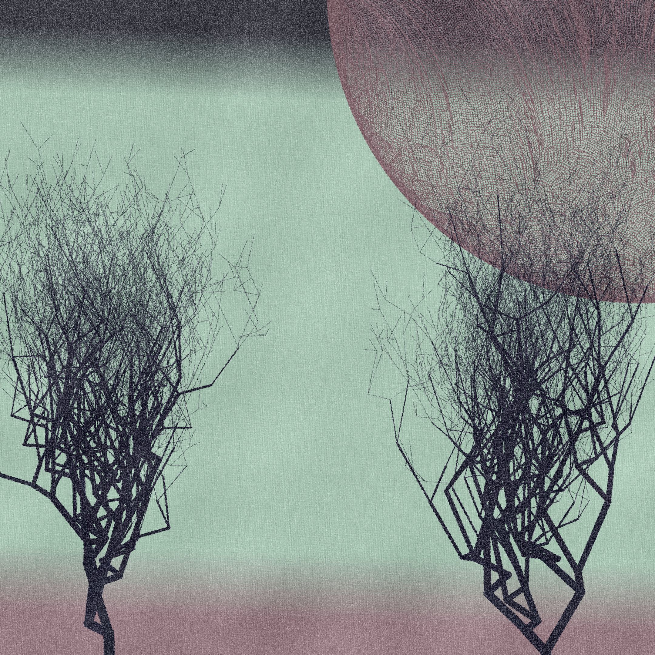Three dead trees on earth #37 static token preview