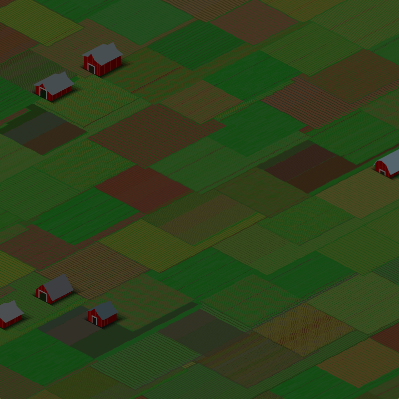 RED FARMS IN A QUIET COUNTY #12 static token preview