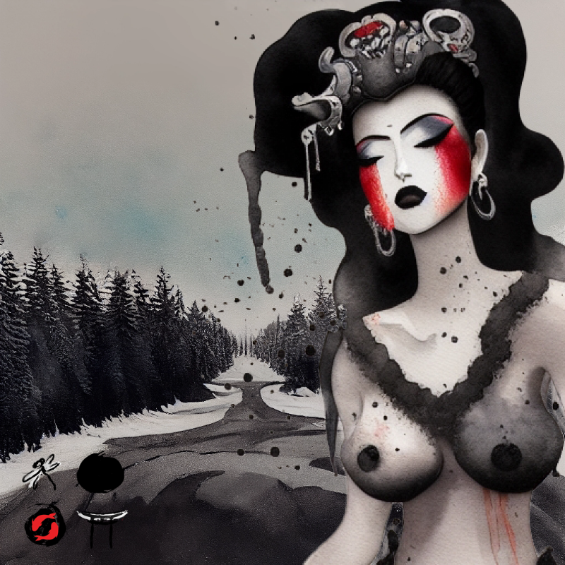 Akiko Geisha #2 static token preview