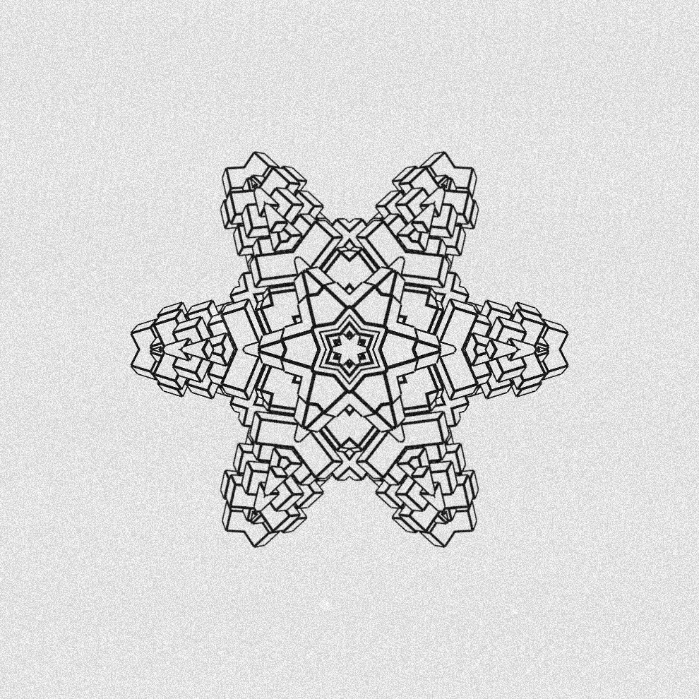 Monochrome Kaleido #10 static token preview