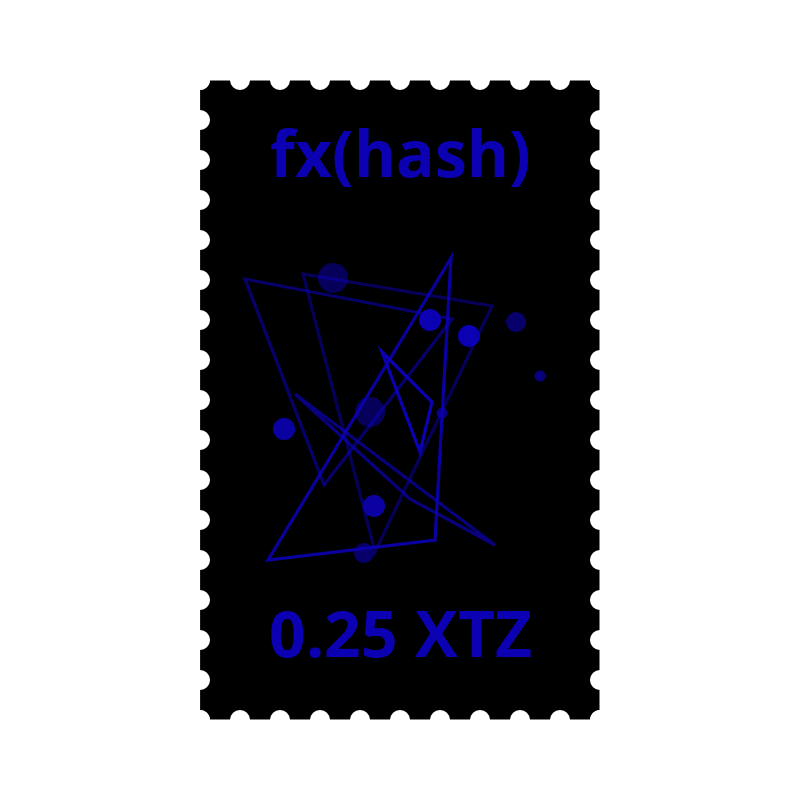 Postage Stamp #1 static token preview