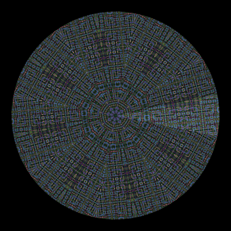 Binary kaleidoscope #2 static token preview