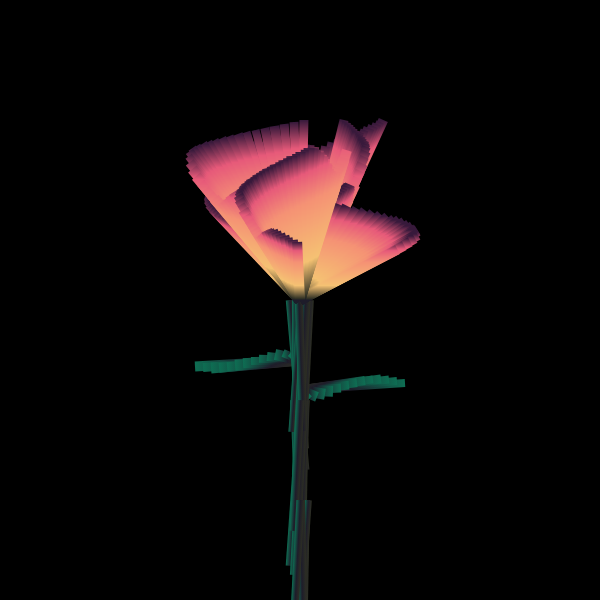 Digital Flower #17 static token preview