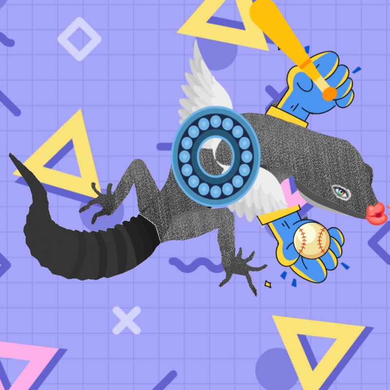 Gecko Warrior #4 static token preview