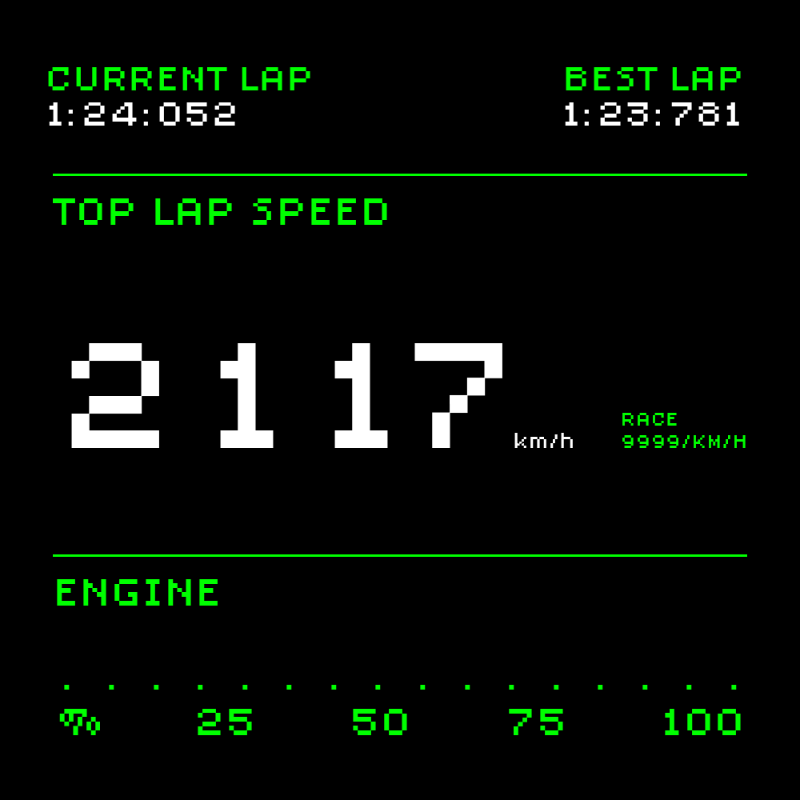 F-1RacingTez #95 static token preview