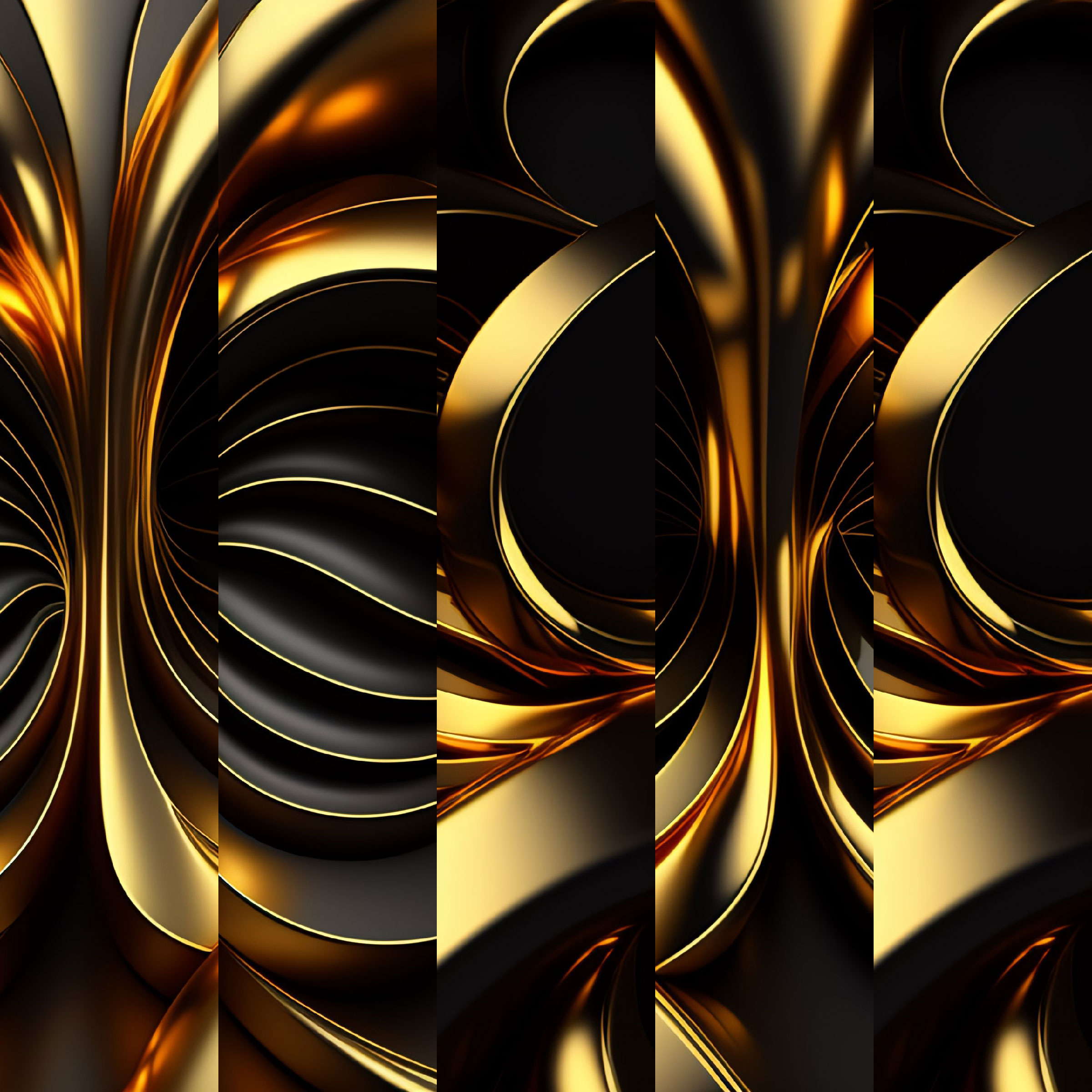 Golden Waves #1 static token preview