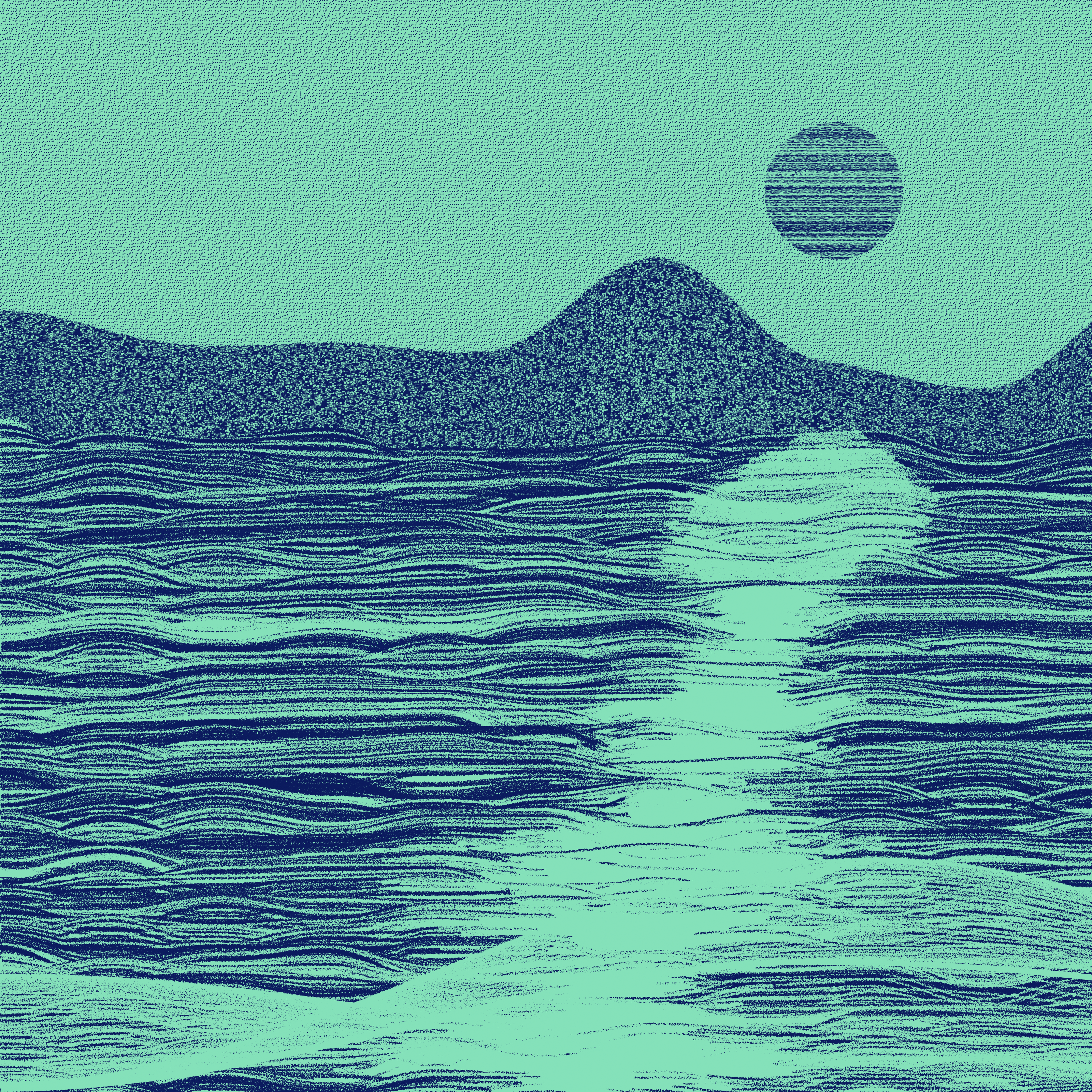 Moonlit Sea #17 static token preview