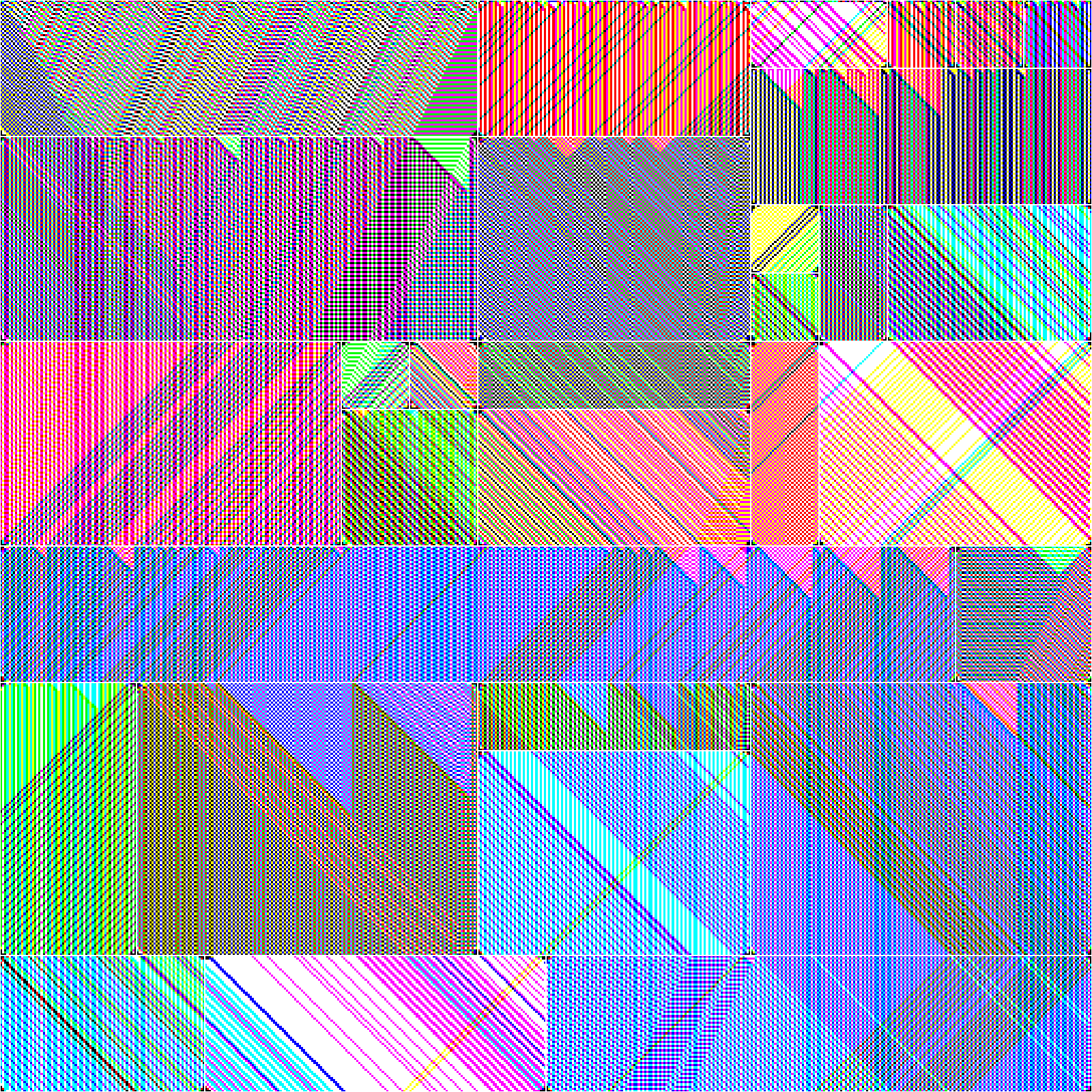 RULES (for Elementary Cellular Automata) #13 static token preview