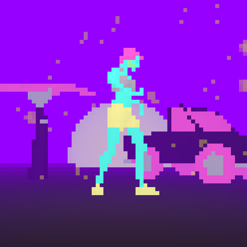 Sunset Dancers #13 static token preview