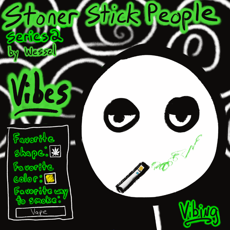 Stoner Stick People Series 2 #11 static token preview