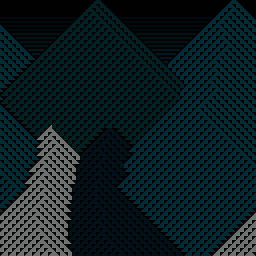 Cellular Mountains #8 static token preview
