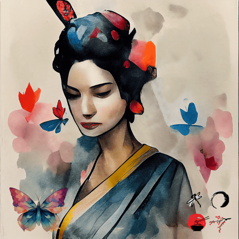 Butterfly Geisha #6 static token preview