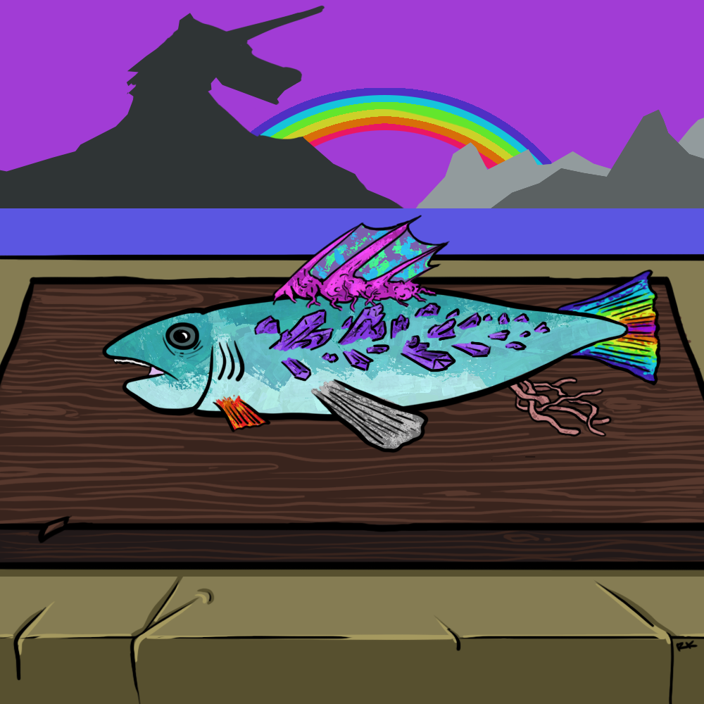 Monstrous Catch #103 static token preview