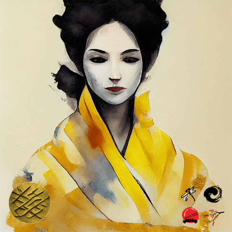 Yellow Geisha #7 static token preview
