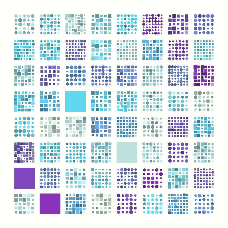 Pastel Grid #15 static token preview