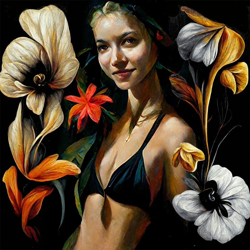 Girl and Flower #2 #2 static token preview
