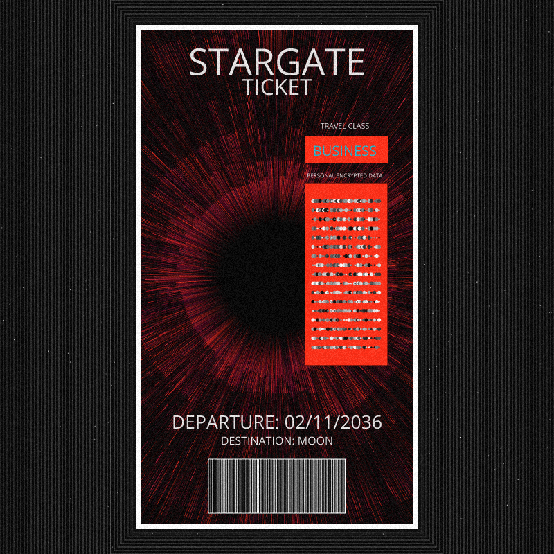 Stargate Ticket #7 static token preview