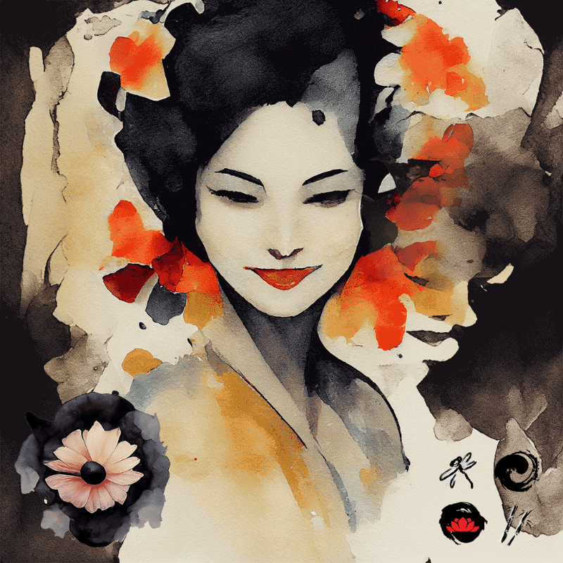 calm geisha #4 static token preview
