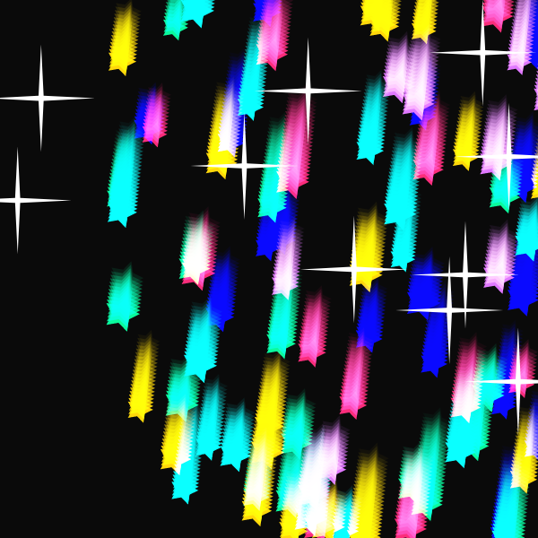 Shooting stars #25 static token preview