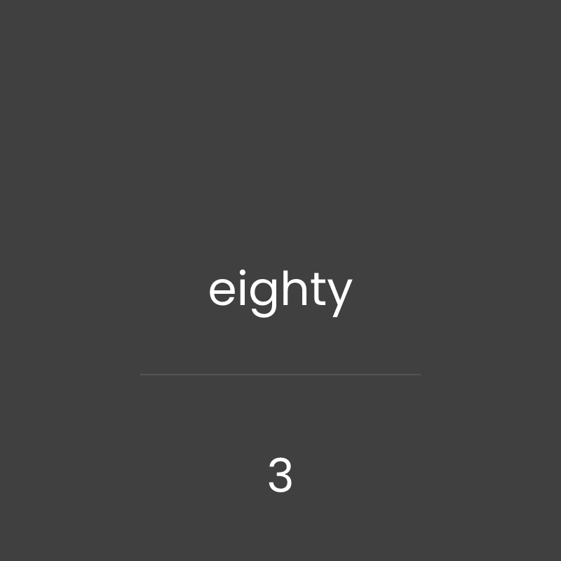 aoon - alphabetical order of numbers #3 static token preview