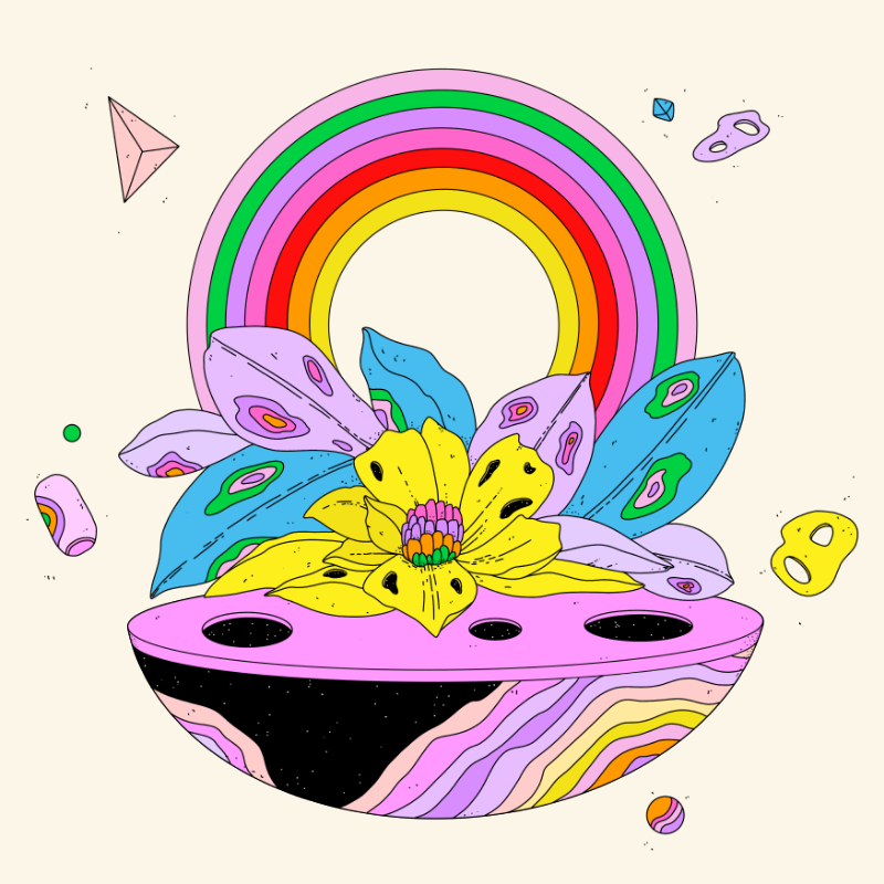 🌈🌴🪐 #4 static token preview