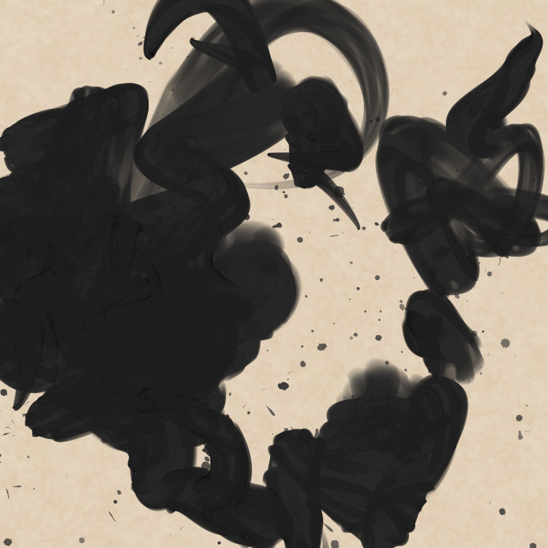 Abstract Calligraphy #10 static token preview