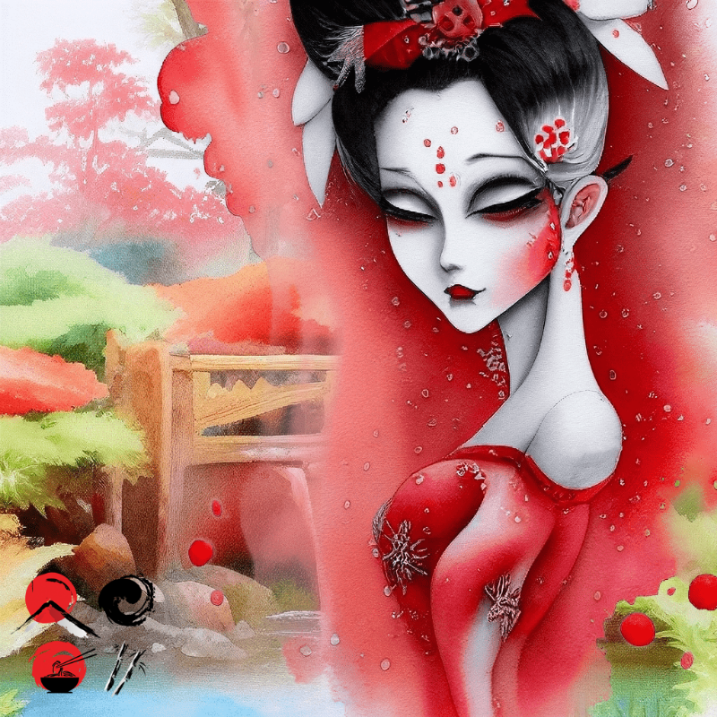 Aika Geisha #4 static token preview
