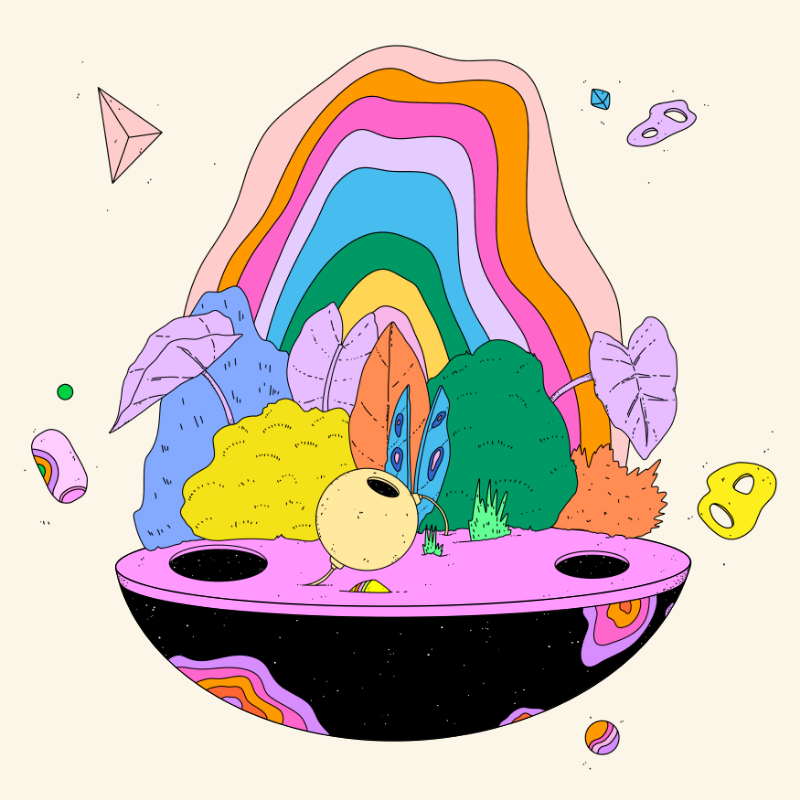 🌈🌴🪐 #244 static token preview