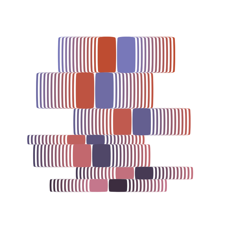 Reflection of Stripes 001 #5 static token preview